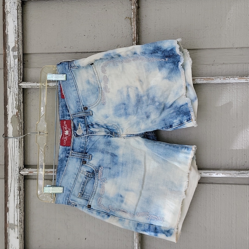 Lucky Brand Bleached Distressed Cutoffs